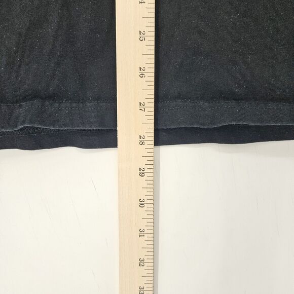 Rebel Vengeance Shirt Mens Large Black Skulls Thunder Graphic Tee Short Sleeve L - Picture 5 of 9